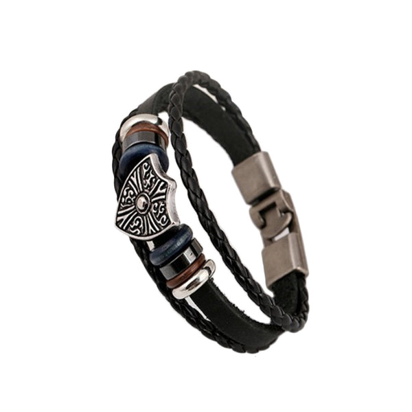 Unisex Leather Bracelet & Bangles Jewelry