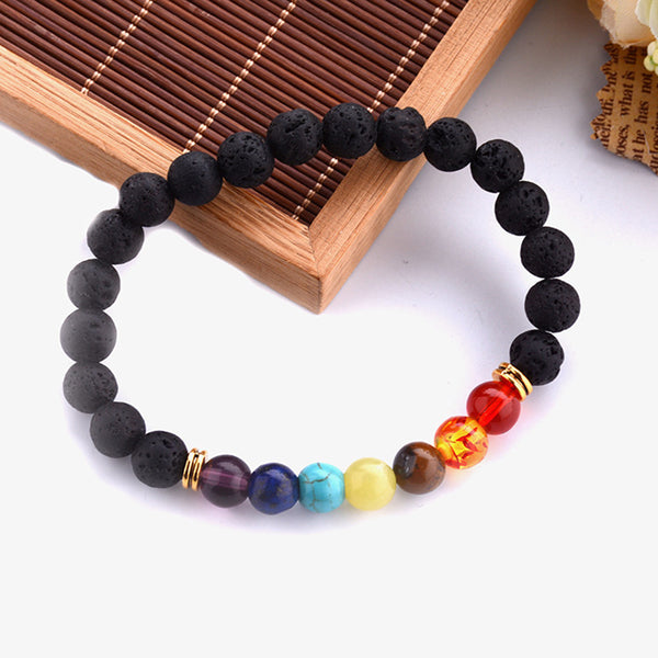 7 Chakra Healing Balance Beads Bracelet Yoga Bracelet