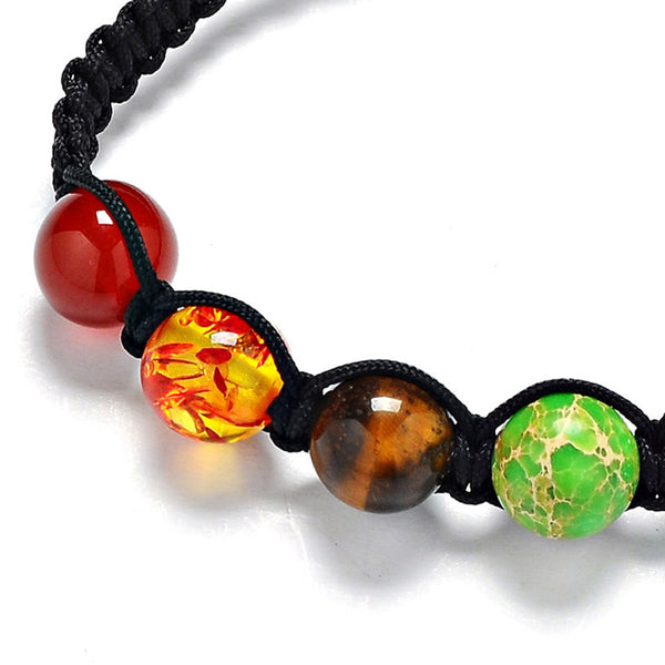 7 Chakra Healing Balance Beads Bracelet Yoga  Bracelet