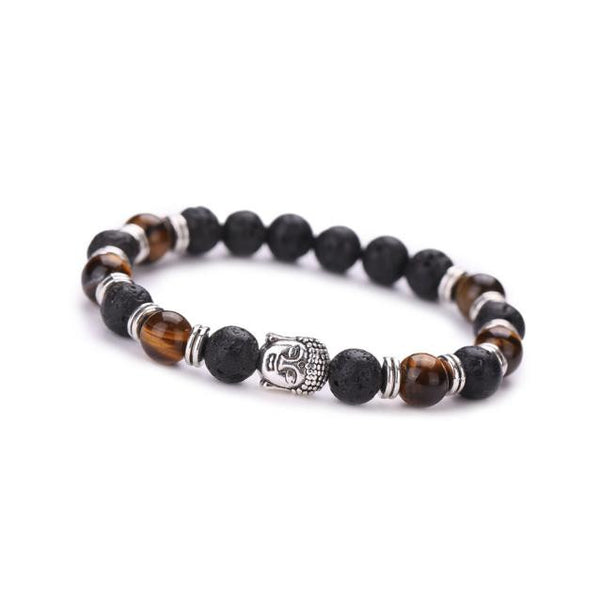 Women Men Bracelet Buddha Elastic Beaded Bracelet Chain Charm Bracelets Jewelry