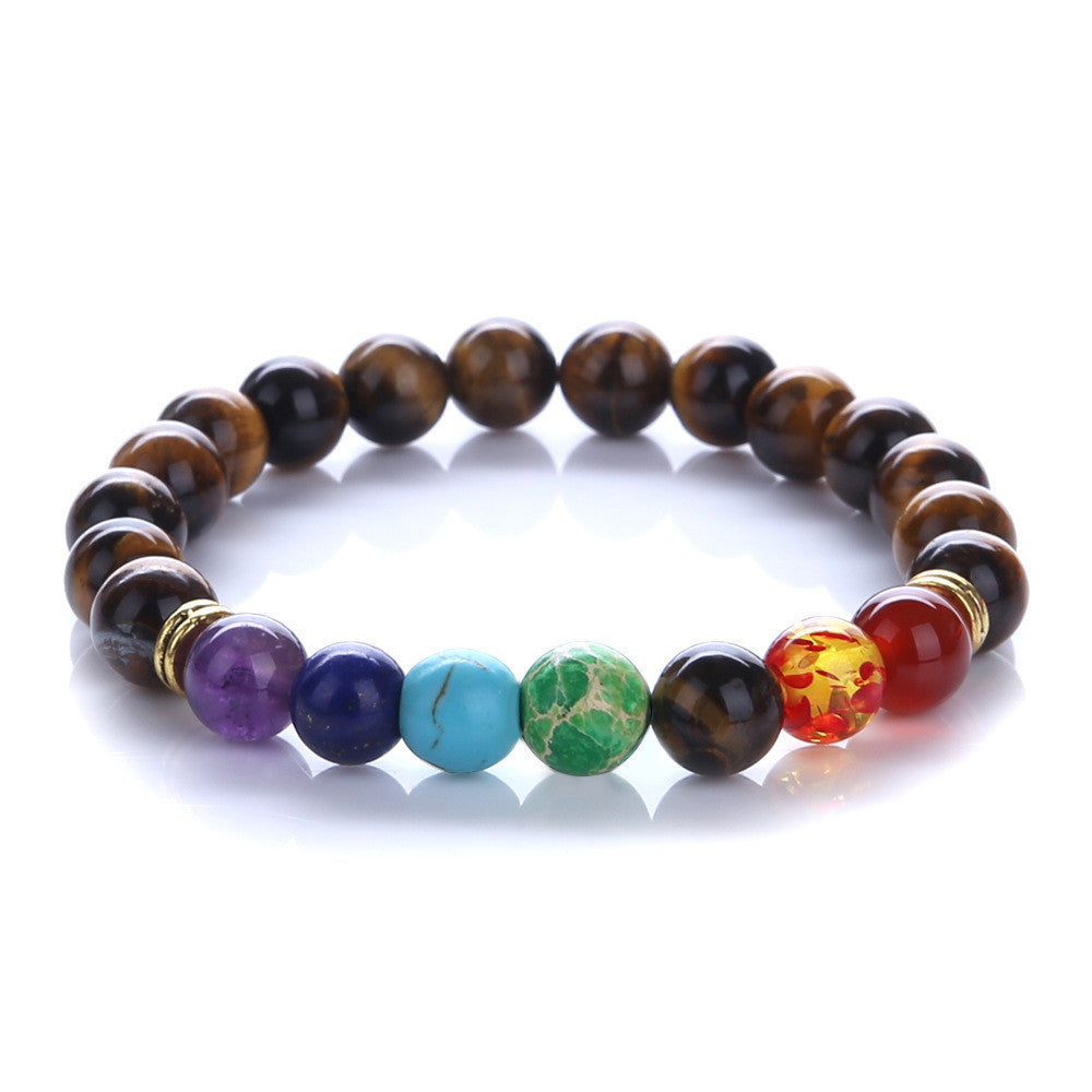 Women Men Bracelet Elastic Beaded Bracelet Tibet Charm Bracelets