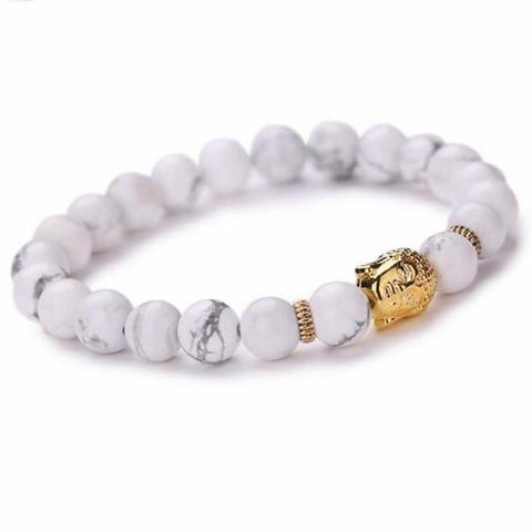 Women Men Bracelet Buddha Elastic Beaded Bracelet Chain Charm Bracelets Jewelry