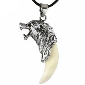 New Man Wolf Tooth Necklace Titanium Steel Domineering Pendant Jewelry