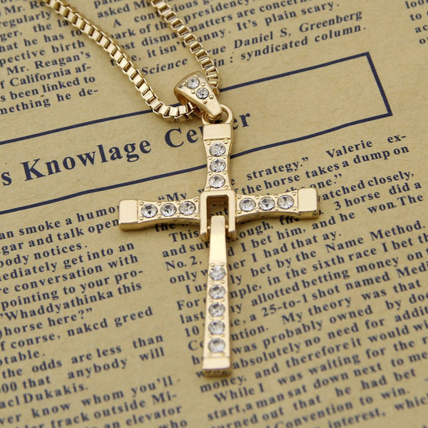 Fast and Furious Necklace, Dominic Toretto Cross Necklace