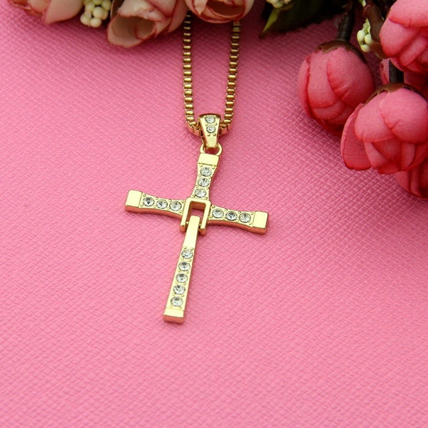 Fast and Furious Necklace, Dominic Toretto Cross Necklace